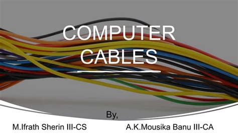 Image result for Computer Cables Fuction