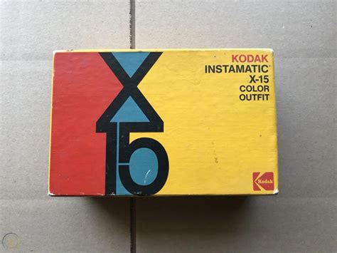 Vintage Kodak Instamatic X-15 Camera with Film, Flashes, & Original Box ...