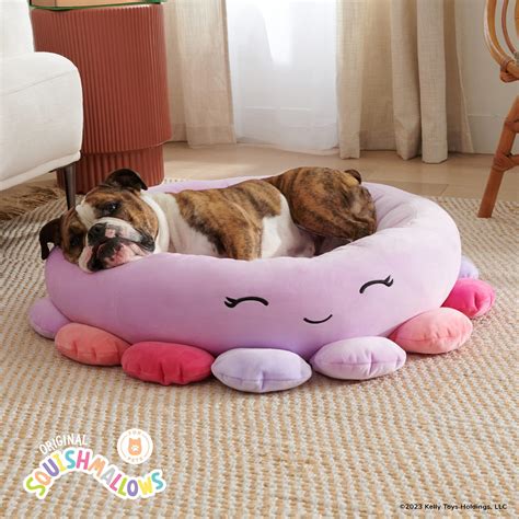 Squishmallows 24-Inch Beula Octopus Pet Bed - Medium Ultrasoft Official ...