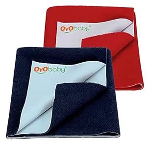 Buy OYO BABY Waterproof Baby Bed Protector Dry Sheets for New Born ...