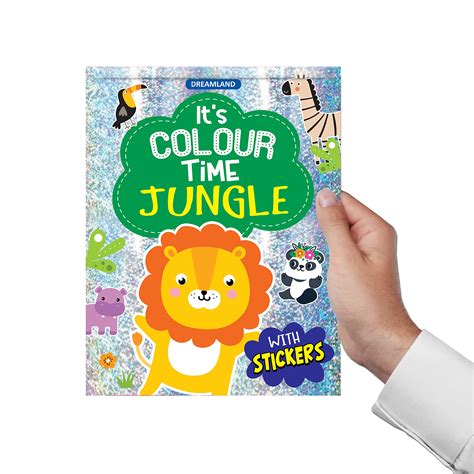Buy Dreamland Jungle - It's Colour time with Stickers - An Activity ...