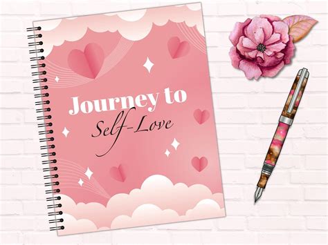 Journey to self love journal printable 4 sizes 50 prompts self love ...