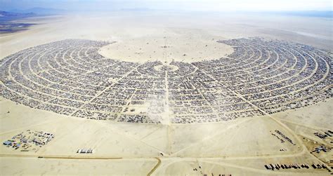 Why the Burning Man festival at Black Rock City is a giant circle ...