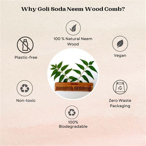 Buy GOLI SODA NEEM WOOD COMBS - WIDE TOOTH WITH HANDLE & DOUBLE TOOTH ...