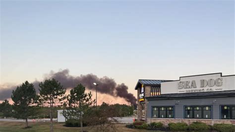 Scarborough, Maine crews battle tractor-trailer fire behind Cabela’s ...