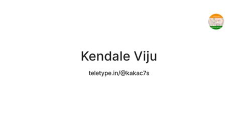Kendale Viju — Teletype