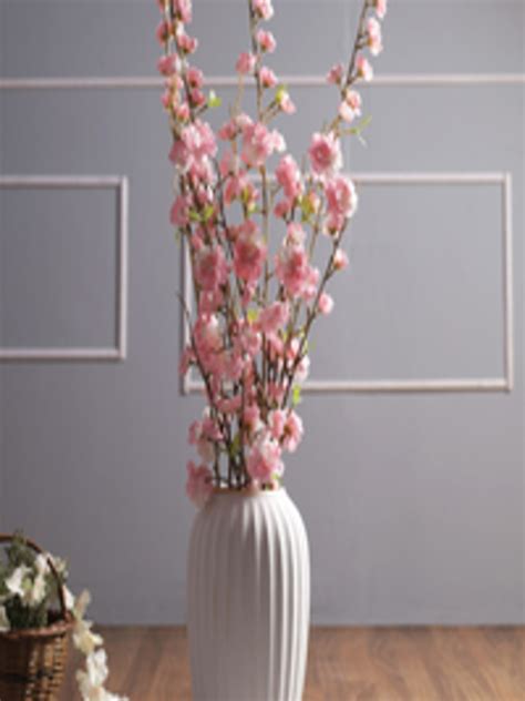 Buy TAYHAA Set Of 2 Pink Artificial Flower Stems - Artificial Flowers ...