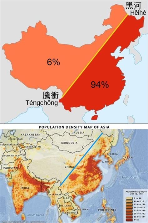 China Population Map 的图像结果