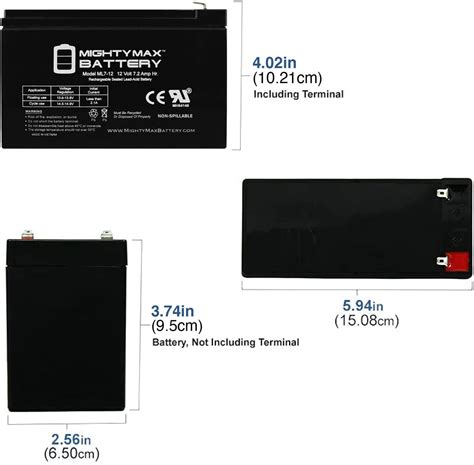 MightyMaxBattery Portable Fish Finder Battery - 12V 7AH Sealed Lead ...