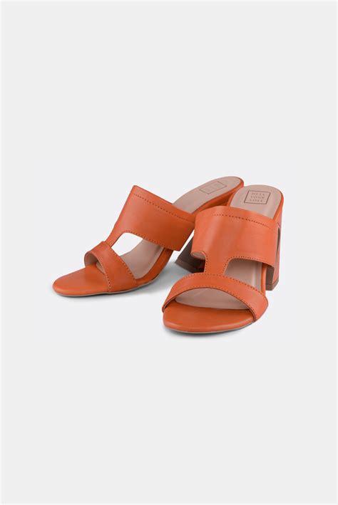 Nina Heels - Orange – Heel Your Sole