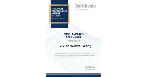 iHuman's Vivien Wang Recognized as CFO of the Year 2022-2023