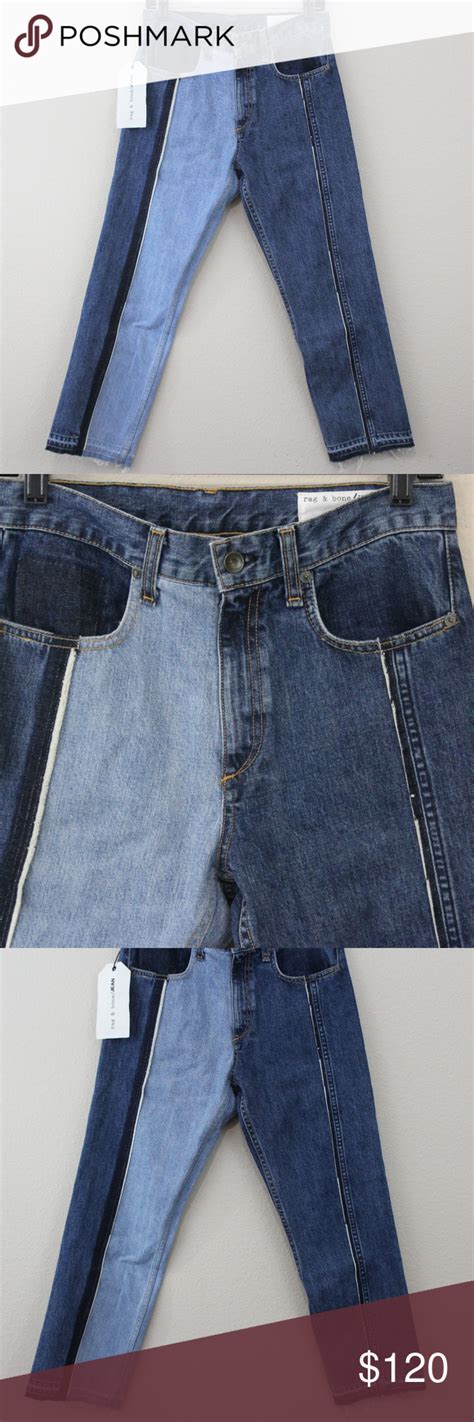 Rag & Bone Magnolia 2 Two Tone Crop Jeans NWT R488 | Cropped jeans, Clothes design, Fashion