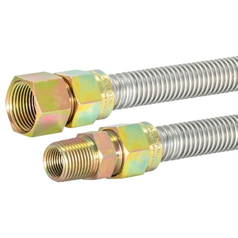 EASTMAN 24-in 0.75 -in FIP Inlet x 0.75 -in FIP Outlet Stainless steel ...