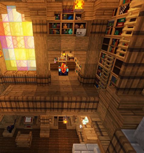 Image result for Minecraft Library House Design