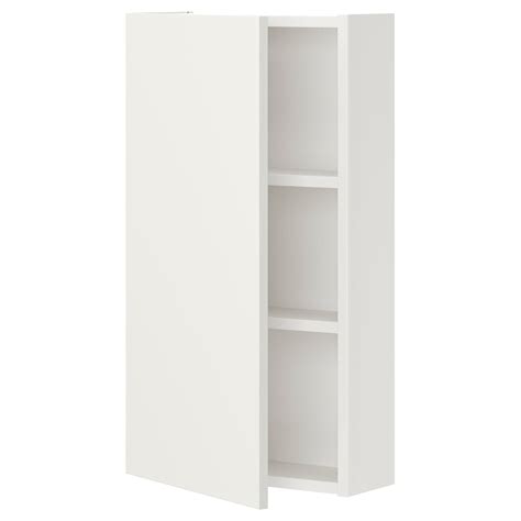 ENHET wall cb w 2 shlvs/door, white, 40x17x75 cm (153/4x63/4x291/2") - IKEA