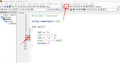Debug in Code Blocks 的图像结果