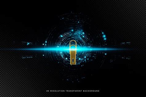 Hud hologram key matrix code effect on transparent background | Premium ...