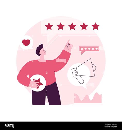 Brand reputation abstract concept vector illustration. Ranking, sales ...