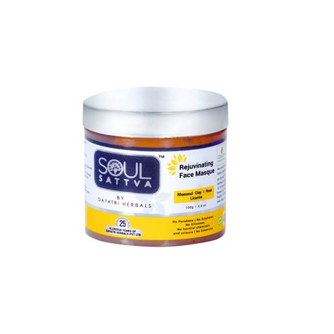 Rejuvinating Face Masque - 100 gms ( Rhassoul Clay I Rose I Licorice ...