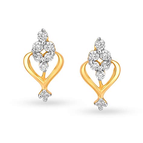 Spectacular Diamond Fancy Studs Earrings