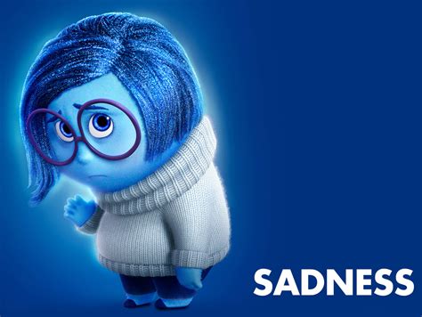 Download Sadness Inside Out Disney Wallpaper | Wallpapers.com