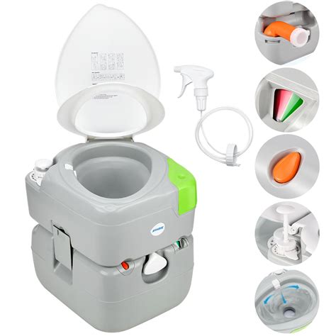 Snapklik.com : Kohree 5.8 Gal Camping Toilet: Portable Toilet For Adults