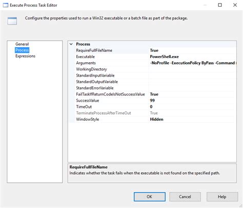 Image result for Execute Process Task PowerShell