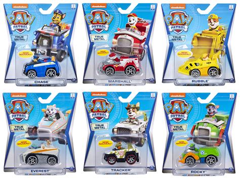 Buy Paw Patrol True Metal Bundle of 6 Die Cast Vehicles: Chase ...