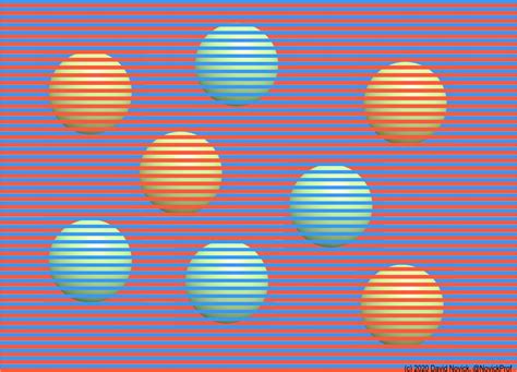 Mind-boggling optical illusion appears to show different colored ...