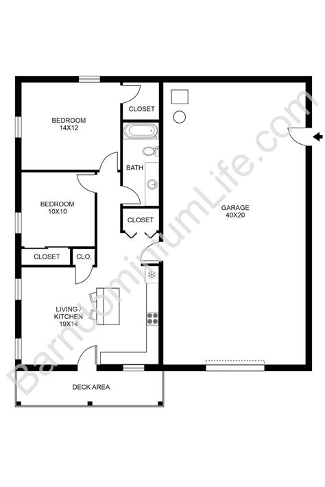 2 bedroom barndominium floor plans – Artofit