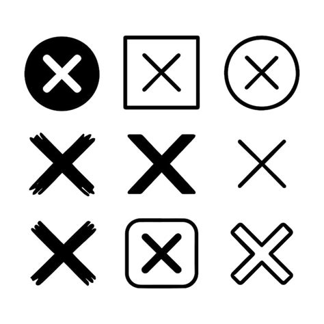 X symbol Images - Free Download on Freepik