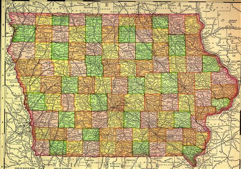 Iowa Counties Map Room