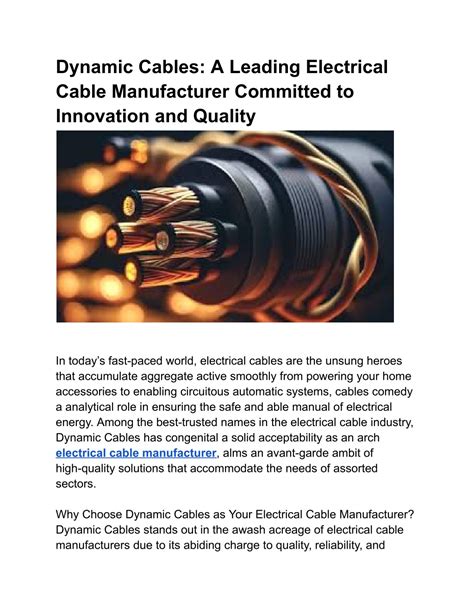 Image result for Dynamic Array Cable