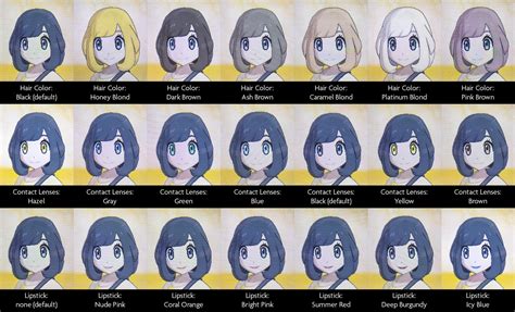 Pokemon X And Y Hairstyles