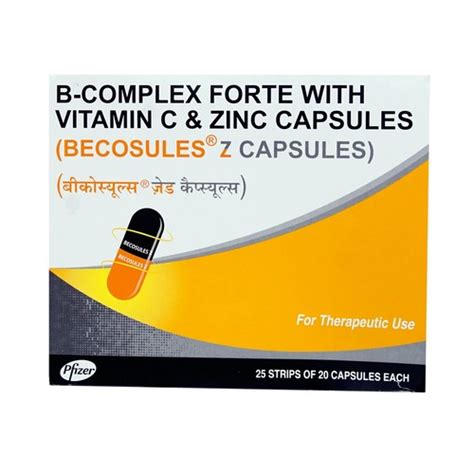 Becosules Z Multivitamin Capsules 60 Capsules with India | Ubuy
