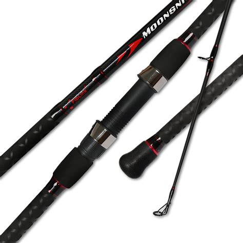 Fiblink Surf Casting Fishing Rod 2-Piece Graphite Travel Baitcasting ...