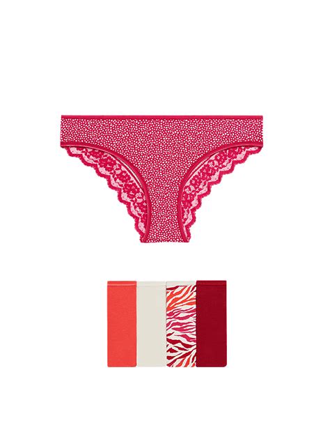 Buy 5pk Cotton Rich Printed Brazilian Knickers at Marks & Spencer