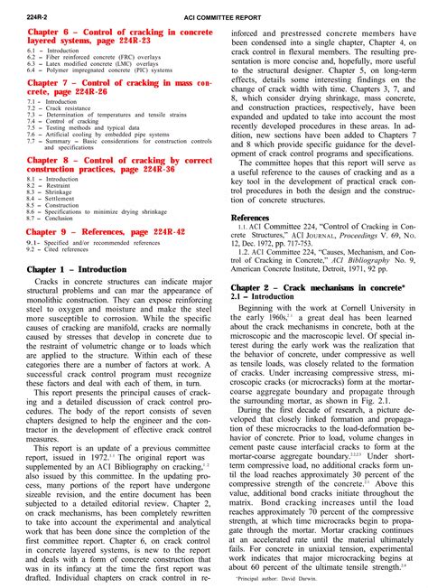224 r 90 - control of cracking in concrete structures | PDF