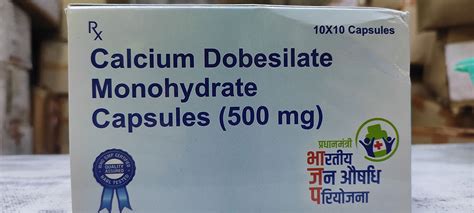 CALCIUM DOBESILATE MONOHYDRATE CAPSULES 500 MG | API GENERIC PHARMACY