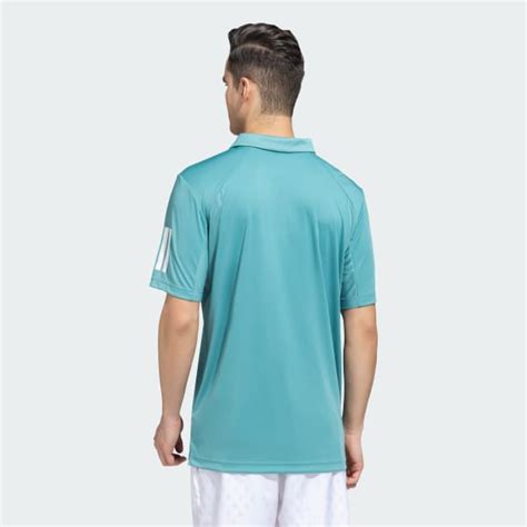 adidas Club 3 Stripes Polo Shirt - Turquoise | adidas India