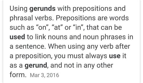 how are gerunds used? - Brainly.in