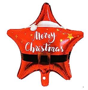 Jagmag® Set of 2 Christmas Star Balloon / Christmas Balloon Decoration ...