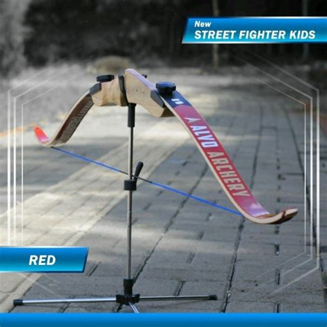 Jual busur panah-busur panahan-street fighter dewasa warna merah-busur ...