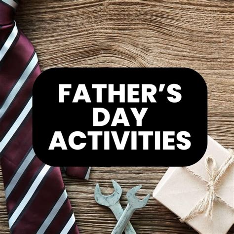 Free Printable Father's Day Activities and Puzzles (PDF)