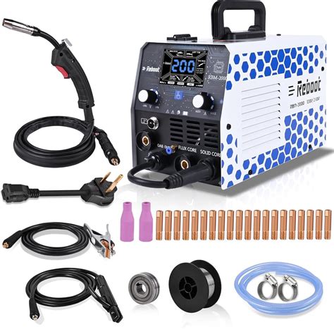 Buy Reboot 200Amp MIG Welder 120V 240V 5 in 1 Welding Machine ...