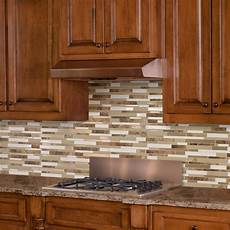 Wall Tile Backsplash by Smart Tiles Sasso Approximately 3 In W X 3 In H Wall Tile Backsplash