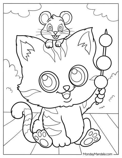 Cute Animals Coloring Pages Cute Animals Coloring Pages PNG Images