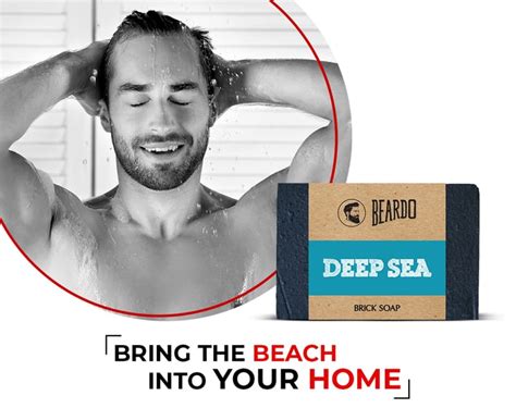 Beardo Deep Sea Brick Soap (125g)