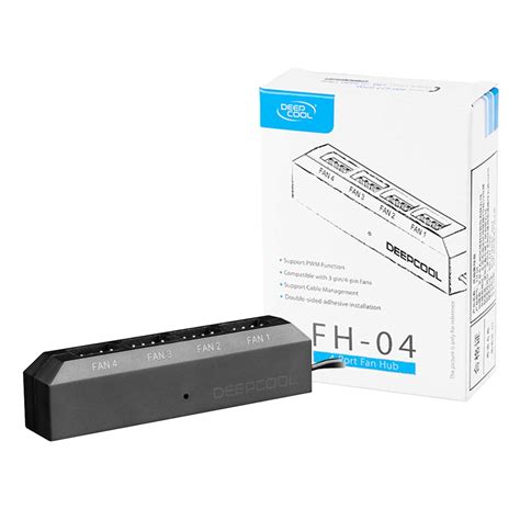 DEEPCOOL Fan Hub Control 4PWM Fan Speed Supports Fan with 3Pin/4Pin ...