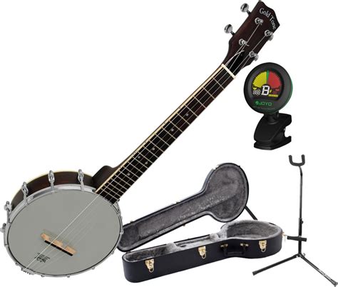 GoldTone Gold Tone BUT Tenor Banjo Uke Banjolele wHardshell India | Ubuy